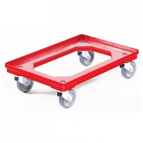 Chariot porte-bacs 610 x 410 x 170 mm