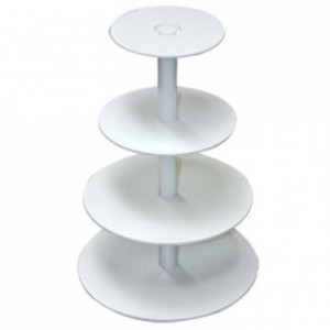 Tiered Cake Stand Plastic 4 tiers