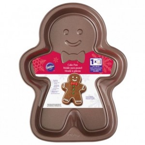 Wilton Gingerbread Boy Pan Brown