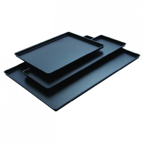 Plat aspect fonte noire ABS 580 x 195 mm