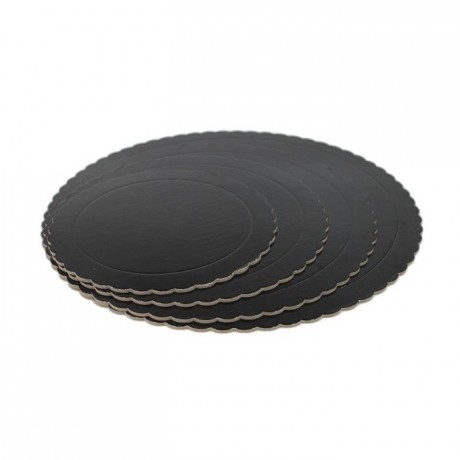 PastKolor cake board black round Ø25 cm