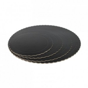 PastKolor cake board black round Ø30 cm