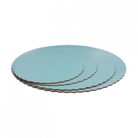 PastKolor cake board blue round Ø20 cm