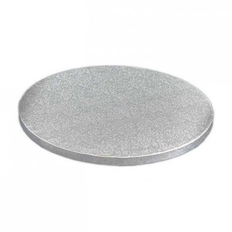 PastKolor cake drum silver round Ø50 cm