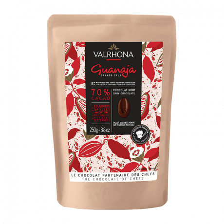 Guanaja 70% chocolat noir de couverture mini bloc 250 g