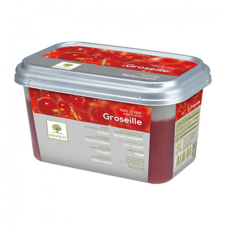 Purée de groseille surgelée Ravifruit 1 kg