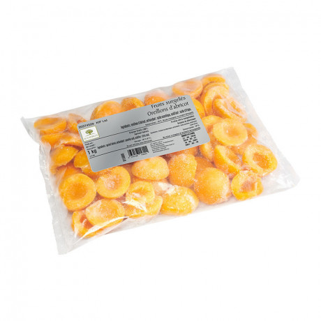 IQF Apricot half frozen fruit 1 kg