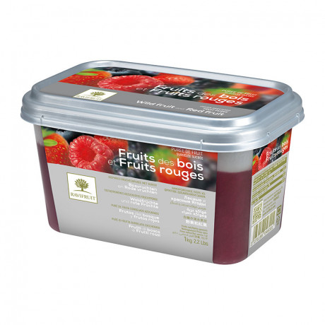 Red berries frozen purée Ravifruit 1 kg