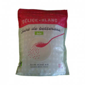 White beet sugar organic 750 g