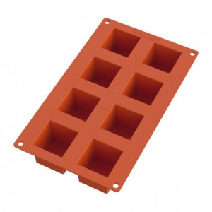 Moule silicone Gastroflex 8 cubes 50 x 50 mm