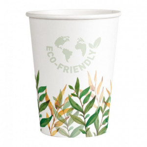 Leaf cardboard cup Ø 80 mm 35 cL (2000 pcs)