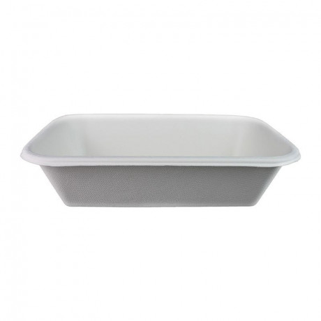 Rectangular fiber tray 215 x 140 x 52 mm 94 cL (600 pcs)