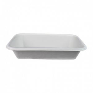 Rectangular fiber tray 180 x 120 x 35 mm 47 cL (600 pcs)