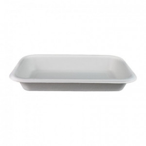 Rectangular fiber tray 180 x 120 x 25 mm 35 cL (1000 pcs)