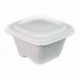 Square cane fiber sauce pot without lid 80 x 80 mm 13 cL (600 pcs)