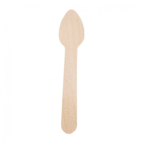 Cuillère en bois 160 mm (lot de 100)