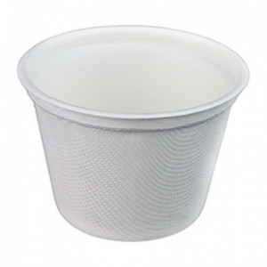 Round cane fiber sauce pot without lid Ø 75 mm 14 cL (1000 pcs)