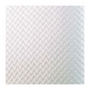 Placemat in white embossed paper 400 x 300 mm (500 pcs)