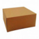 Brown kraft dessert box 280 x 280 x 80 mm (50 pcs)