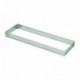 Rectangle perforé inox 20 x 7 cm H 2 cm - MF