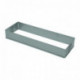 Rectangle perforé inox 28 x 10 cm H 3,5 cm - MF