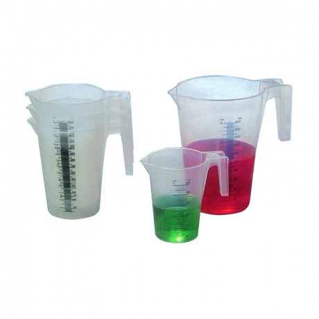 Plastic graduated jar 1 L - MF