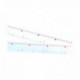 Plastic graduated ruler 64 cm - MF