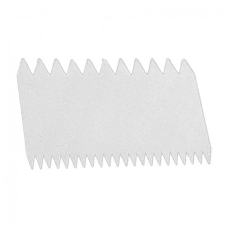 Plastic decorative comb 2 sides - MF