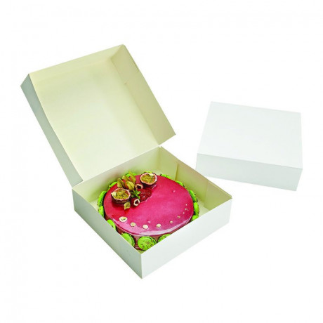 White box 18 cm H 8 cm (set of 50) - MF