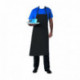 Black cotton valet apron - MF