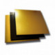 Gold and black square 20 cm (set of 50) - MF