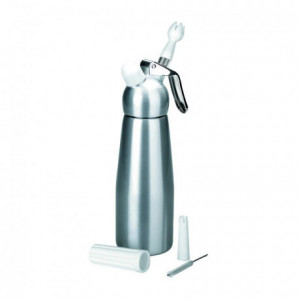 Siphon à crème chantilly aluminium 1 L - MF