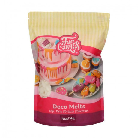 FunCakes Deco Melts -Natural White- No E171 - 1kg