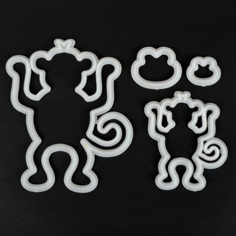 FMM Mummy and Baby Monkey Cutter Set/4