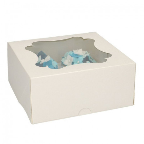 FunCakes Cupcake Box 4 - Blanco pk/3