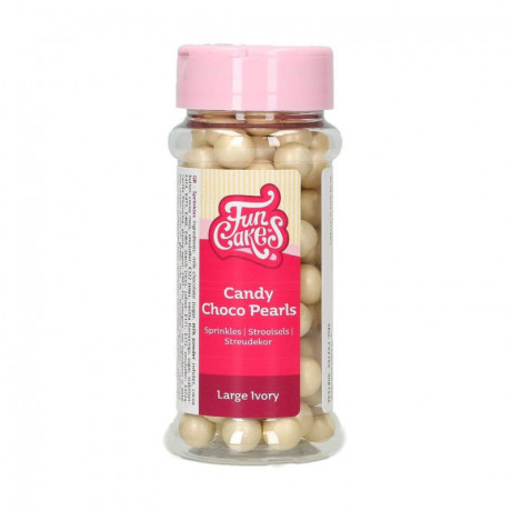 Perles chocolat Funcakes XL Ivory 70 g