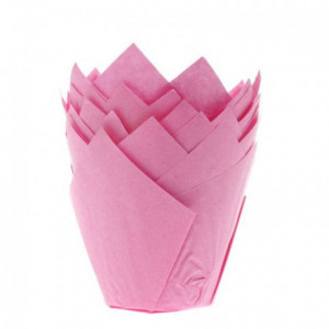 House of Marie Muffin Cups Tulip Pink pk/36