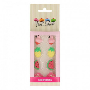 FunCakes Sugar Decorations Tropical Set/8