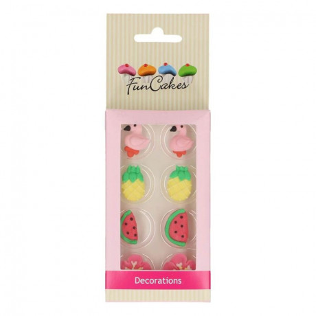 FunCakes Sugar Decorations Tropical Set/8