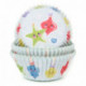 House of Marie Baking Cups Christmas Baubles pk/50