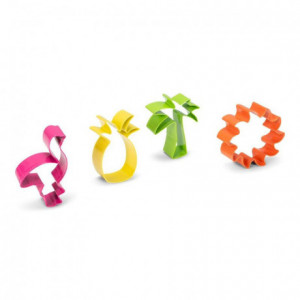 Patisse Cookie Cutter Tropical Set/4