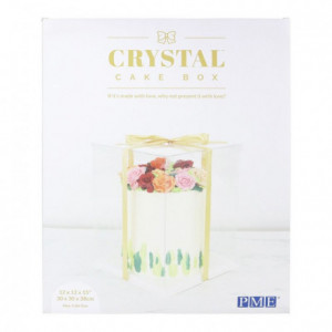 PME Crystal Cake Box - 30cm