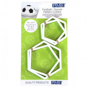 PME Football/Soccer Pattern Cutters Set/4