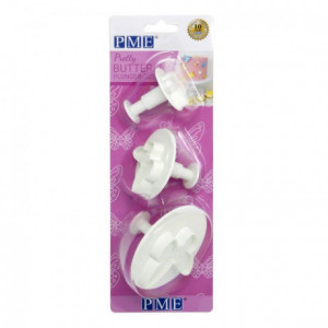 PME Pretty Butterfly Plunger Cutter  Set/3