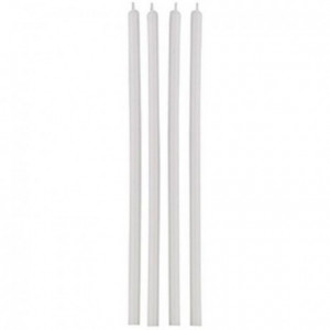 Wilton Long Candles -White-