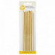 Wilton Birthday Candles Tall Gold pk/12