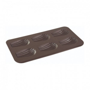 Big Madeleine pan 6 imprints non-stick 395x200 mm