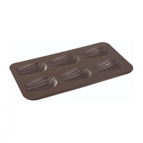 Big Madeleine pan 6 imprints non-stick 395x200 mm