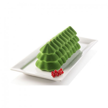 Moule silicone bûche Sapin 250 x 89 x 87 mm