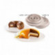 Multi round inserts silicone mould